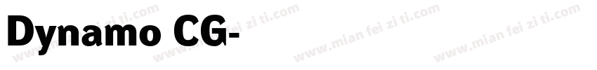 Dynamo CG字体转换